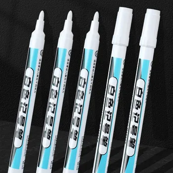 1-5 шт. Маслянистый белый маркер, ручки для граффити, Водостойкий перманентный гелевый карандаш, Блокнот для рисования шин, протектор шины, экологическая ручка