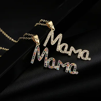 2023 Горячий Новый продукт, ожерелье с микро-инкрустацией из циркона, Подарочное ожерелье на День матери для красивой матери