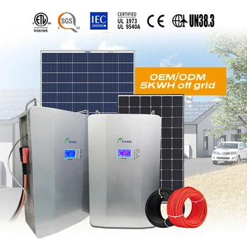 Powerwall автономный аккумулятор LiFePO4 48 В 100 ач, 5 кВт*ч, Солнечная система хранения энергии для дома, 51,2 В Powerwall