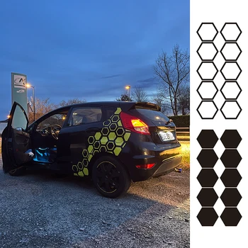 Автомобильная наклейка JDM в виде пчелиных сот, баннер на лобовом стекле, декоративные виниловые наклейки в стиле спортивных соревнований JDM, подходящие для любого автомобиля