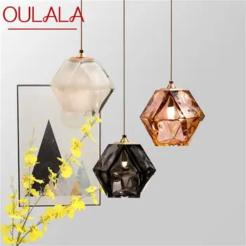 Креативный подвесной светильник OULALA Nordic, современный светодиодный светильник в форме шара, декоративный светильник для домашней гостиной.