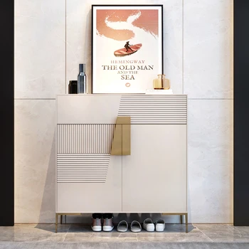 Мобильный входной шкаф Большой емкости Для хранения Современная полка для гостиной Многофункциональная стойка для обуви Muebles Мебель для прихожей WH1