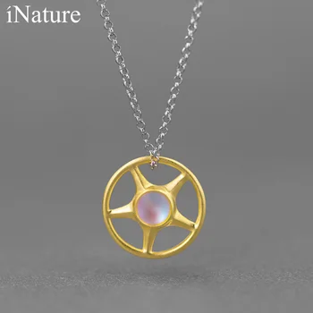 Натуральное Серебро 925 Пробы, Планета Сатурн, Хрустальное ожерелье с подвеской для женщин, Модные ювелирные изделия