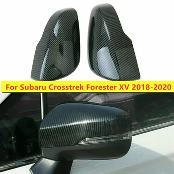 ABS Крышка Бокового зеркала заднего вида из углеродного волокна для Subaru Crosstrek Forester XV 2018 2019 2020