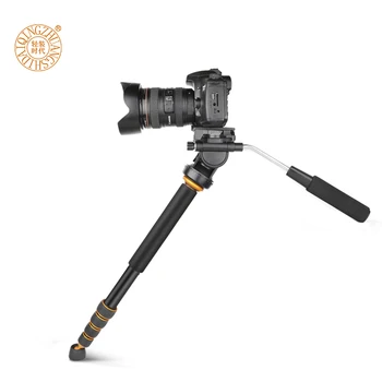 QZSD Q188 Камера Монопод Портативный Профессиональная Фотография Видео Монопод С Жидкой Головкой Для Canon Nikon Sony DSLR DV Максимальная Высота 64