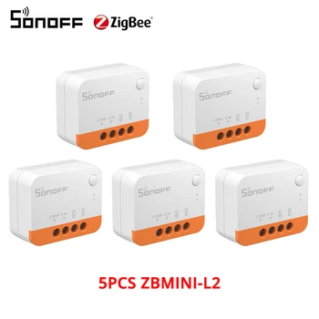 SONOFF Zigbee WiFi Switch MINI R2/MINI R3 / ZBMINI/ZBMINI-L2 МИНИ-переключатель с голосовым управлением через Alexa Google Home Alice Smart Home