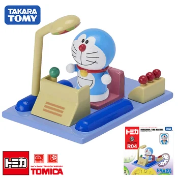 Takara Tomy Dream Tomica Doraemon Машина Времени Rideon R04 Автомобиль, Отлитый под Давлением Из Металла Модель Автомобиля Из Сплава 887355 Орнамент Игрушки Подарок Для Детей