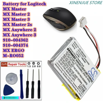 Аккумулятор для мыши 3,7 В/450 мАч 533-000120 для Logitech MX Master, Anywhere 2, M-RO052, MX Master 2, Master 3, Master 2s, MX ERGO