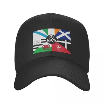 Бейсбольная кепка с флагом Европейских Панъевропейских Наций, регулируемая Ирландия, Шотландия, Уэльс, Бретань, шляпа для папы, весенние кепки, бейсболки-снэпбеки