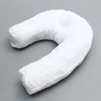 Боковая подушка для шеи и спины с отверстием для ушей Удерживает шею / позвоночник во время сна. Подушка