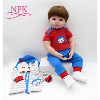 большой размер 60 см, мягкий силиконовый возрожденный малыш, лучший подарок для детей раннего возраста и товарищей по играм, настоящая реалистичная кукла