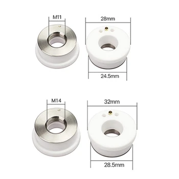 Волоконно-керамическое кольцо M11 M14 с наружным диаметром 28 мм / 32 мм и 24,5 / 28,5 мм и высотой 12 мм для лазерной резки