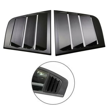 Для Dodge Charger 2011 2012 2013-2021, 2 шт., автомобильные жалюзи на заднее стекло, наклейки для отделки лобового стекла, украшение заднего бокового окна