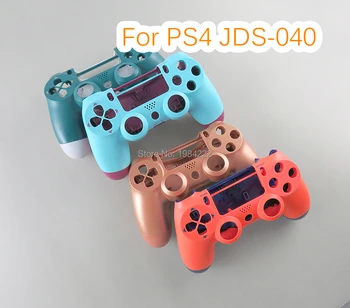 Для PlayStation 4 PS4 Pro 4.0 Корпус контроллера Гладкая Замена корпуса Полная оболочка и кнопки Для jds 040 JDM 040