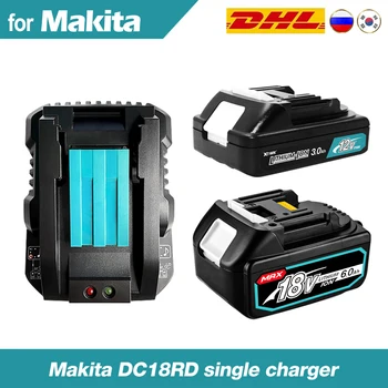 Зарядное устройство для Литий-ионного аккумулятора Makita 18V 14.4V BL1860 BL1850 BL1840 BL1830 BL1820 BL1415 BL1440 DC18RC 3A