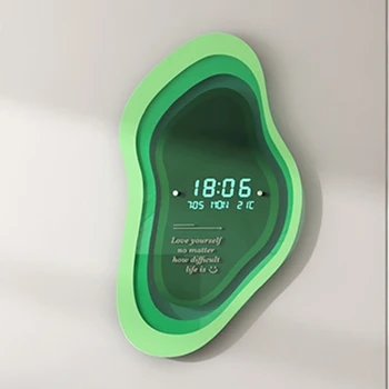 Легкие Роскошные Электронные часы Настенные Цифровые часы Большие Простые современные настенные часы Гостиная Домашний декор ZY50GZ