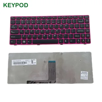 Новый Американский Английский Для Lenovo IdeaPad Z370 Z470 Z470A Z470AT Z470AX Z470G Z470K Z475 Клавиатура ноутбука NoBacklight Rose Red