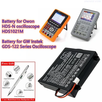Обзорная, тестовая батарея HDS1021BAT 82DS-12201M0 для осциллографа Owon HDS-N, HDS1021M, для осциллографа серии GW Instek GDS-122
