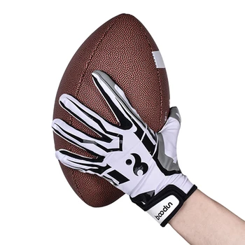 перчатки для американского футбола с цельным силиконовым захватом, бейсбольные перчатки для отбивания мячей