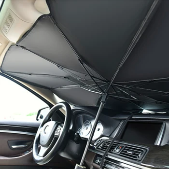 Солнцезащитный козырек на лобовое стекло автомобиля, летний солнцезащитный козырек для окна автомобиля, теплоизоляционный занавес для затенения передней части автомобиля